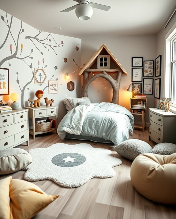 whimsical bedroom adventure elements