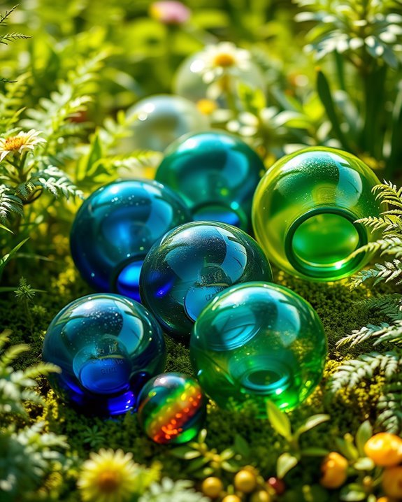 whimsical bottle garden decorations