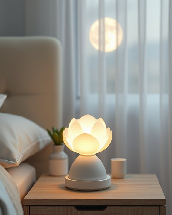 whimsical bubble flower lighting