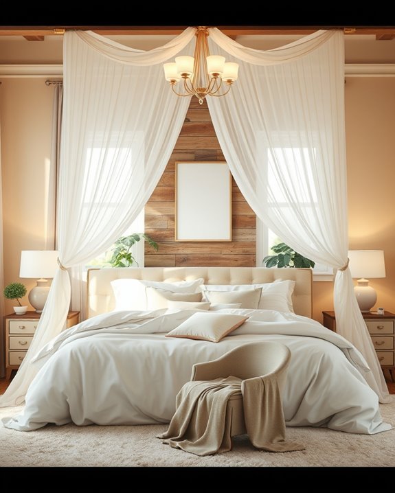 whimsical canopy drapes transformation