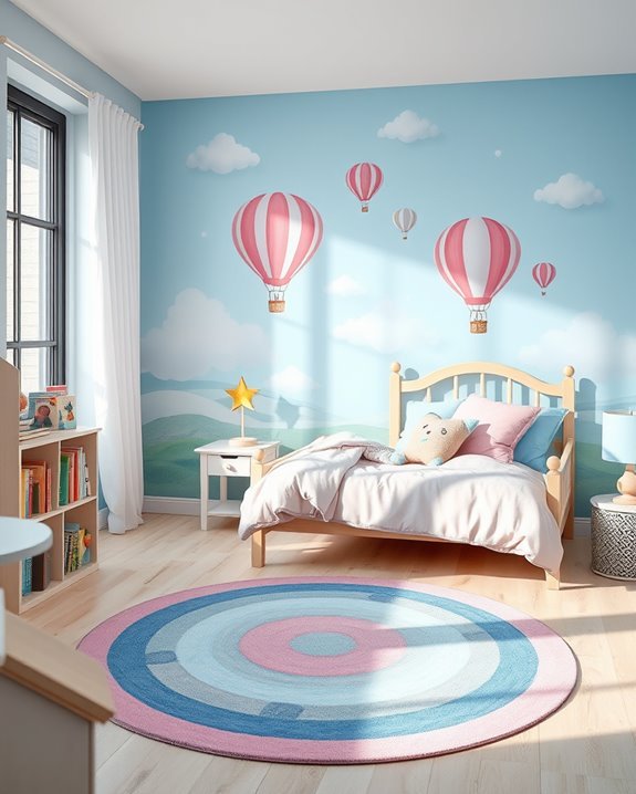 whimsical children s bedroom murals