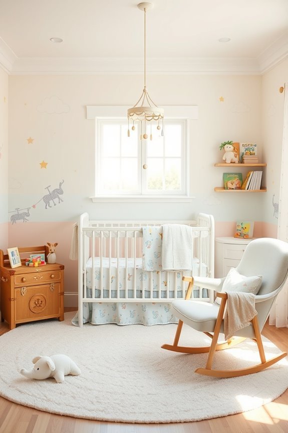 whimsical circus themed nursery