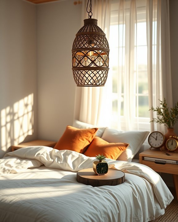 whimsical colorful lantern decor
