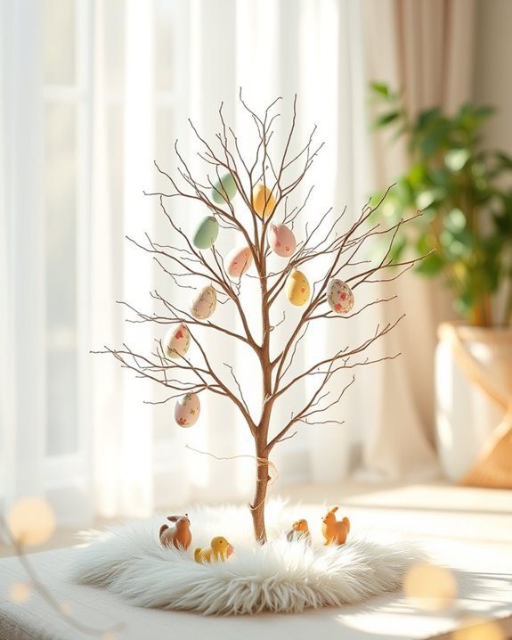 whimsical easter tree decoration