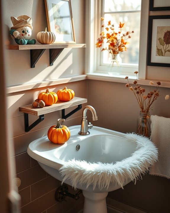 whimsical fall character decor