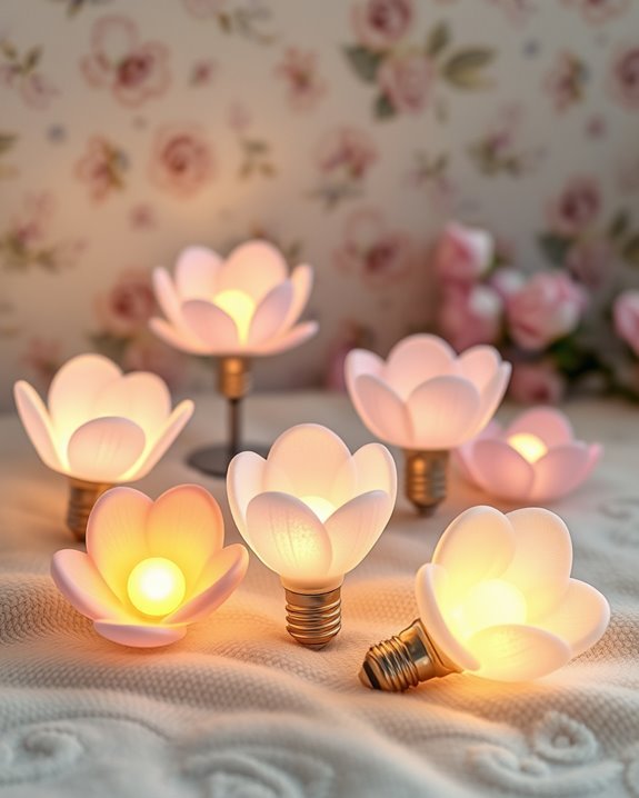 whimsical flower night lights