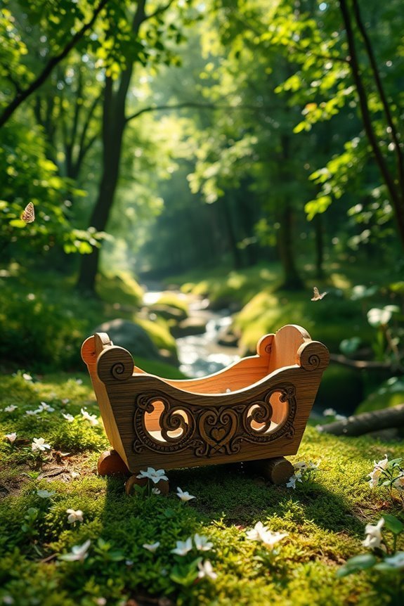 whimsical forest photo shoot