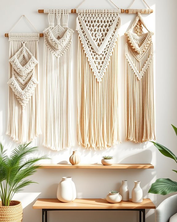 whimsical fringe wall decor