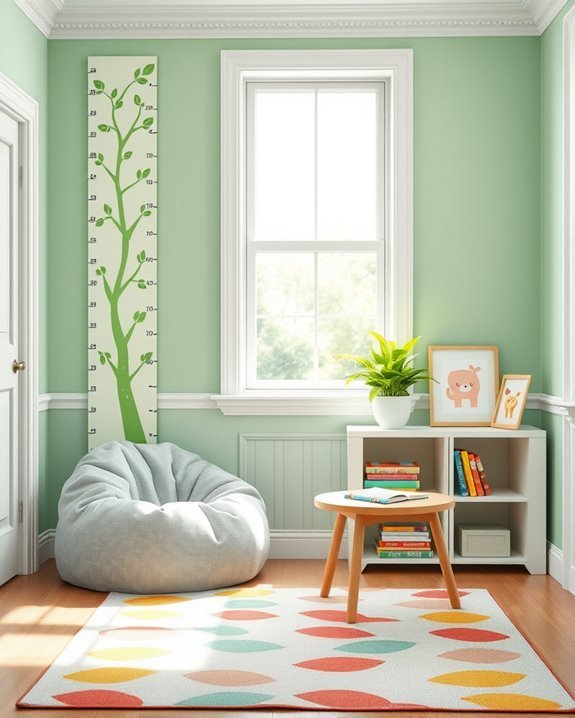 whimsical green growth tracking