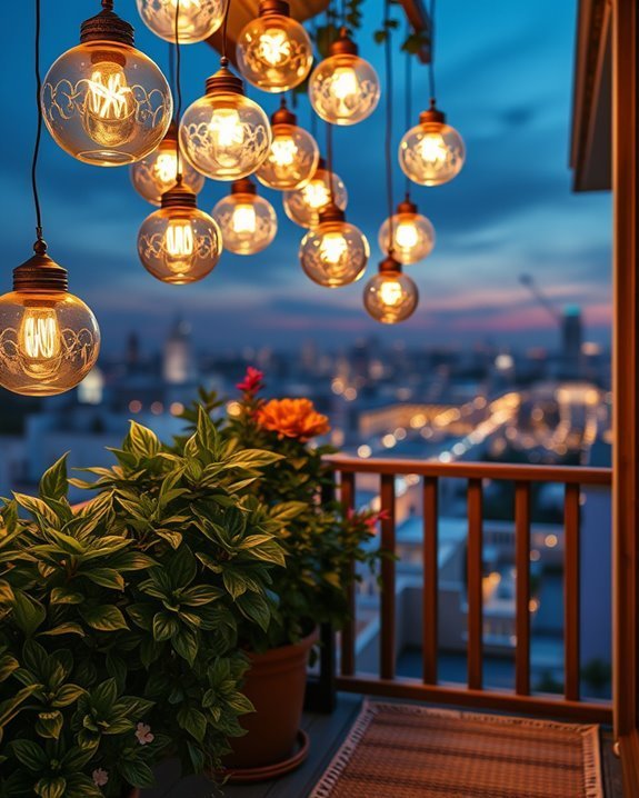 whimsical hanging globe decor