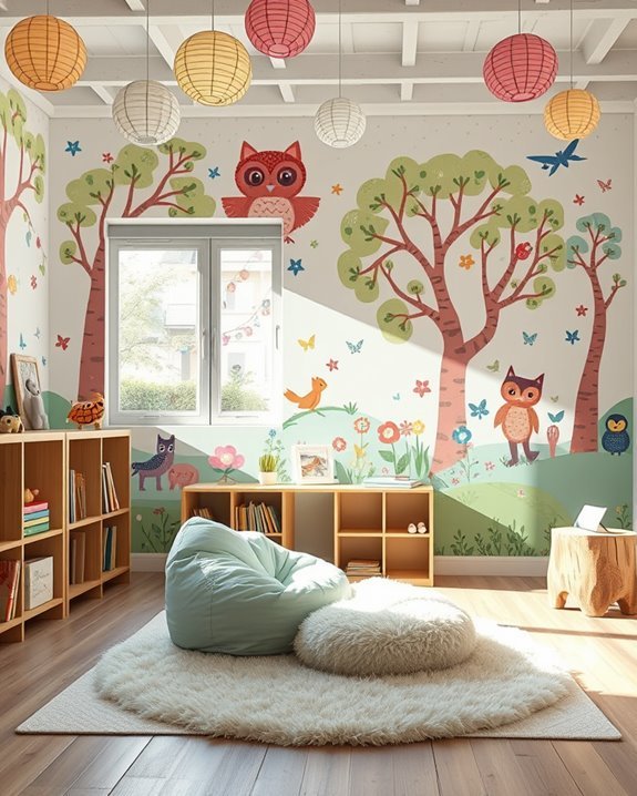 whimsical imaginative children s room