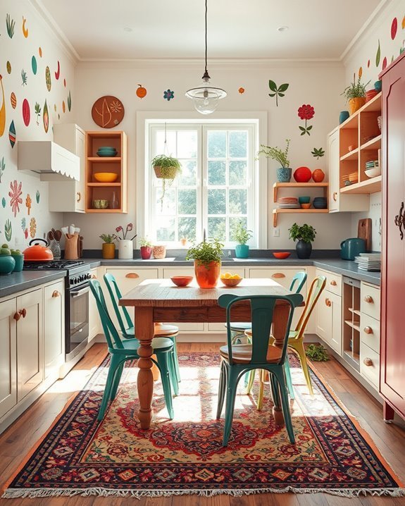 whimsical kitchen wall decor