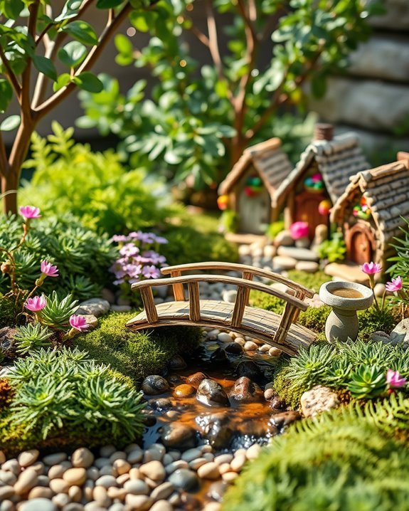 whimsical miniature fairy garden