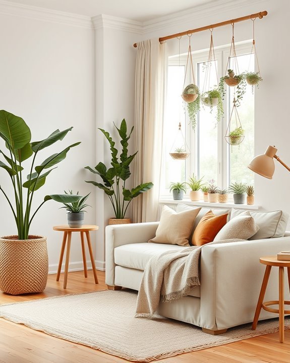 whimsical plant wall displays