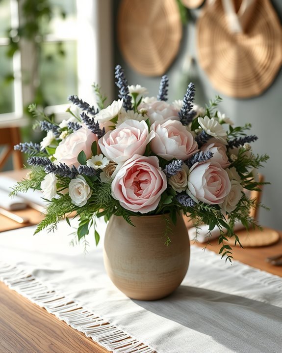 whimsical seasonal floral arrangements