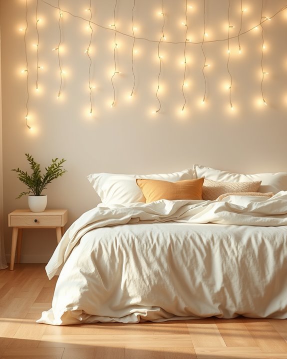 whimsical string lights ambiance