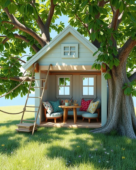 whimsical treehouse adventure theme