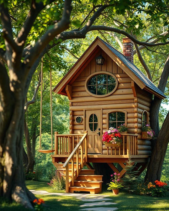 whimsical treehouse creative sanctuary