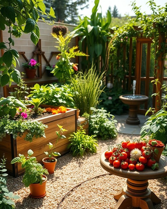 wildlife friendly edible garden