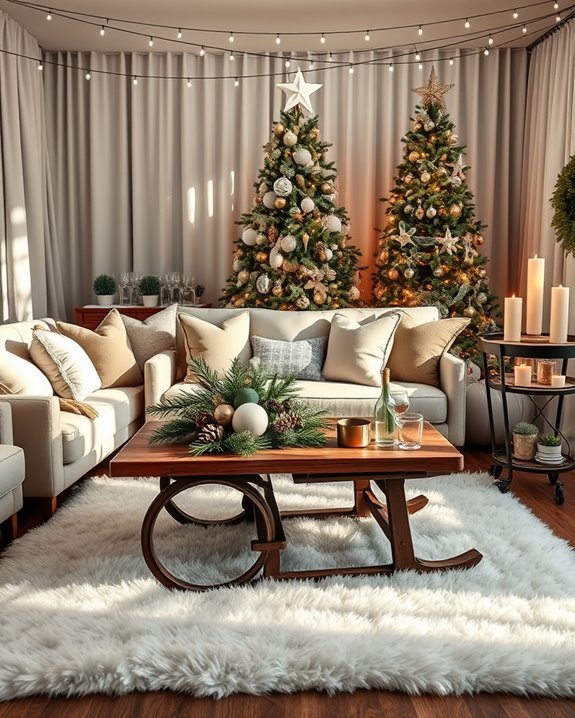 winter wonderland cozy lounge