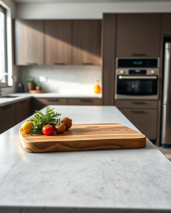 wooden boards enhance kitchen aesthetics