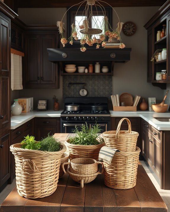 woven baskets for organization