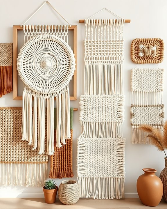 woven wall art layering