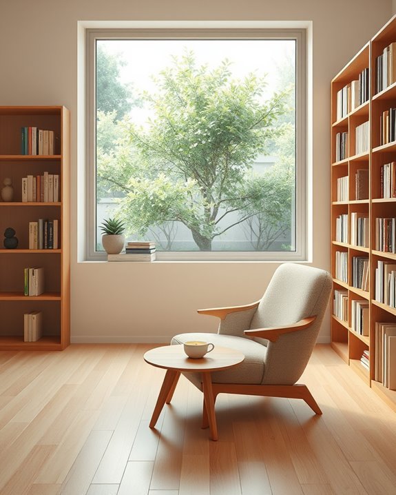 zen reading retreat space